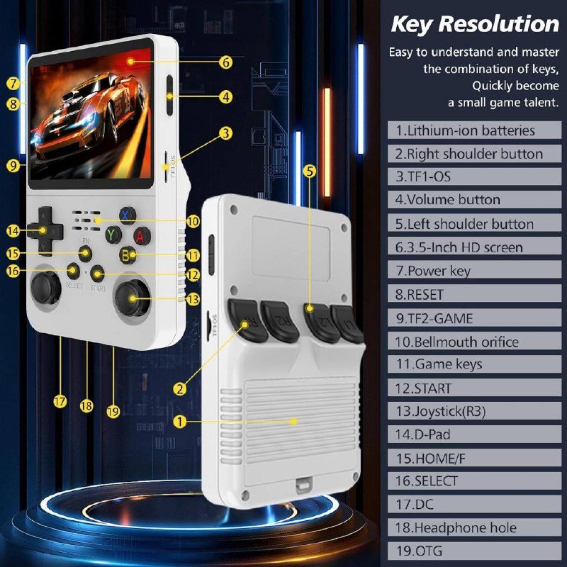 Máy chơi game Retro cầm tay pro - Ảnh thực tế 2